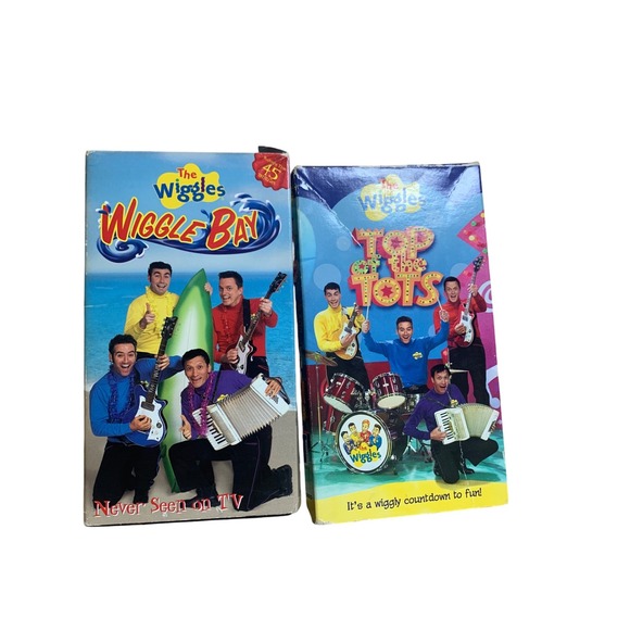 Other - The Wiggles VHS Tape Bundle wiggle bay and  top of‎ the tots movie
